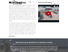 Tablet Screenshot of motologyschool.com